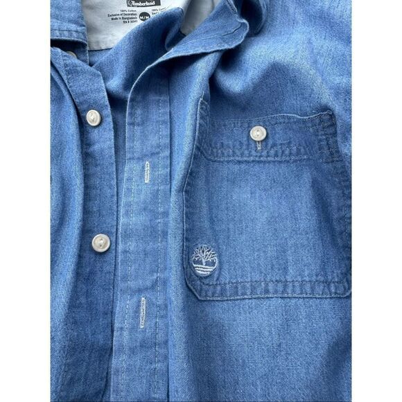 Men’s Timberland denim shirt size M - Picture 4 of 5
